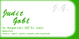 judit gobl business card